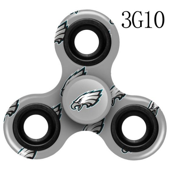 NFL Philadelphia Eagles Logo Three-Way Fidget Spinner- 3 G10