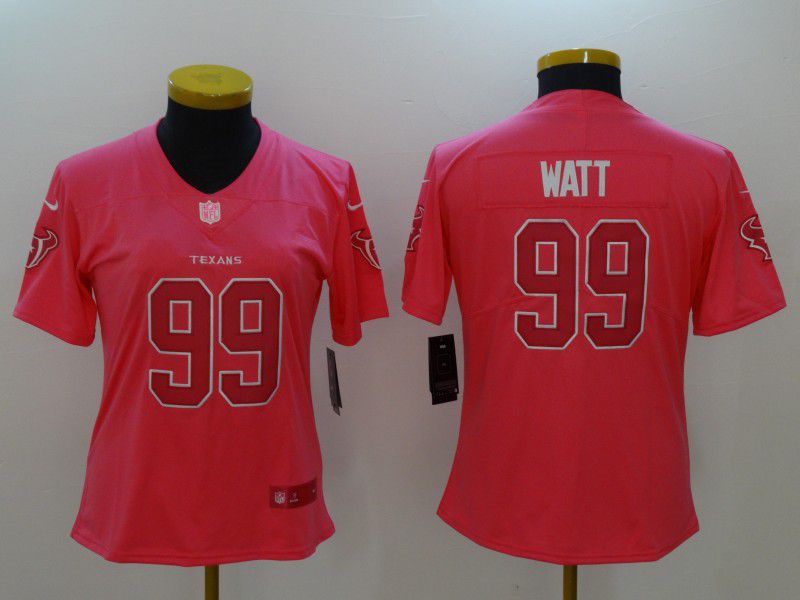 womens pink texans jersey