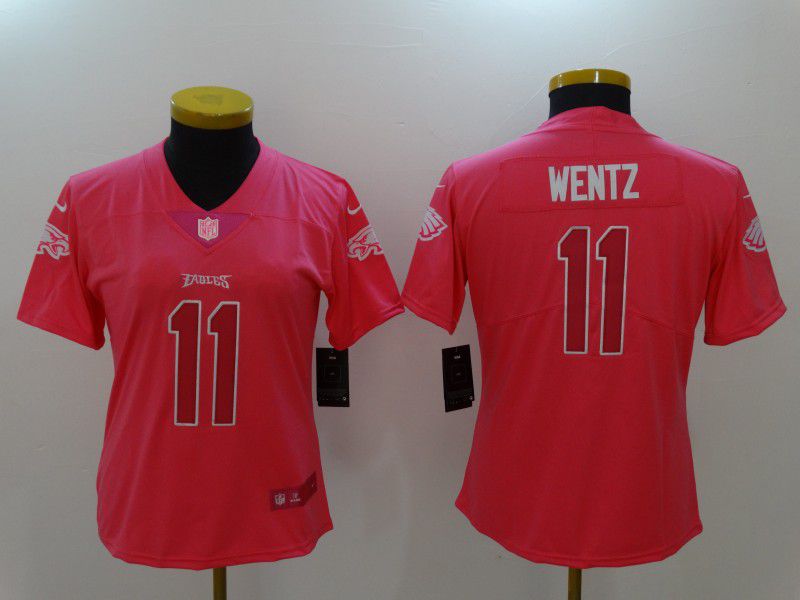 philadelphia eagles pink womens jersey