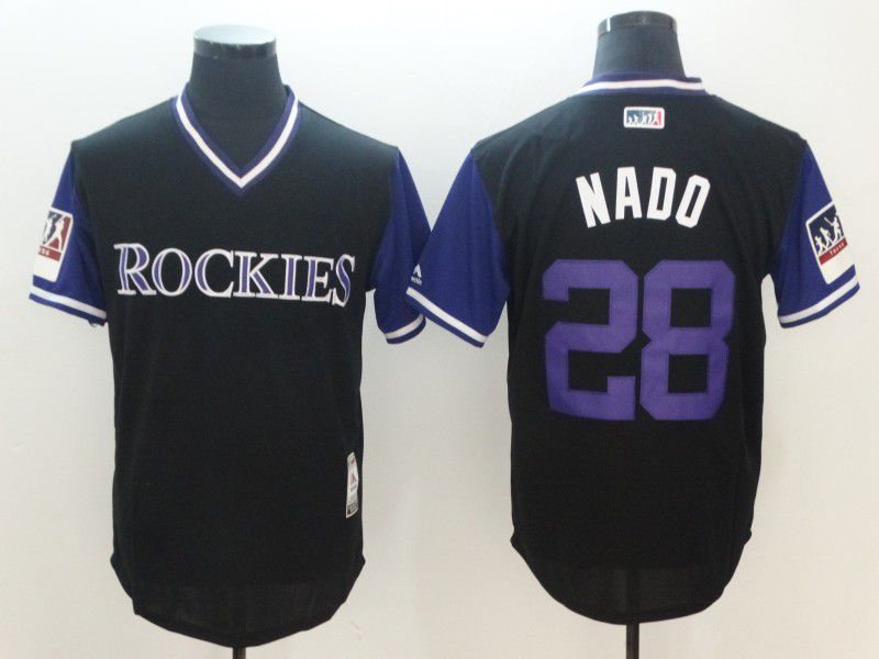 colorado rockies black jersey