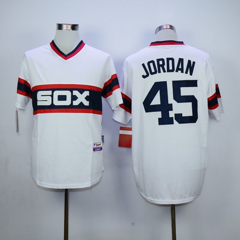 jordan 45 sox jersey