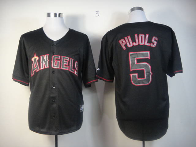 black los angeles angels jersey