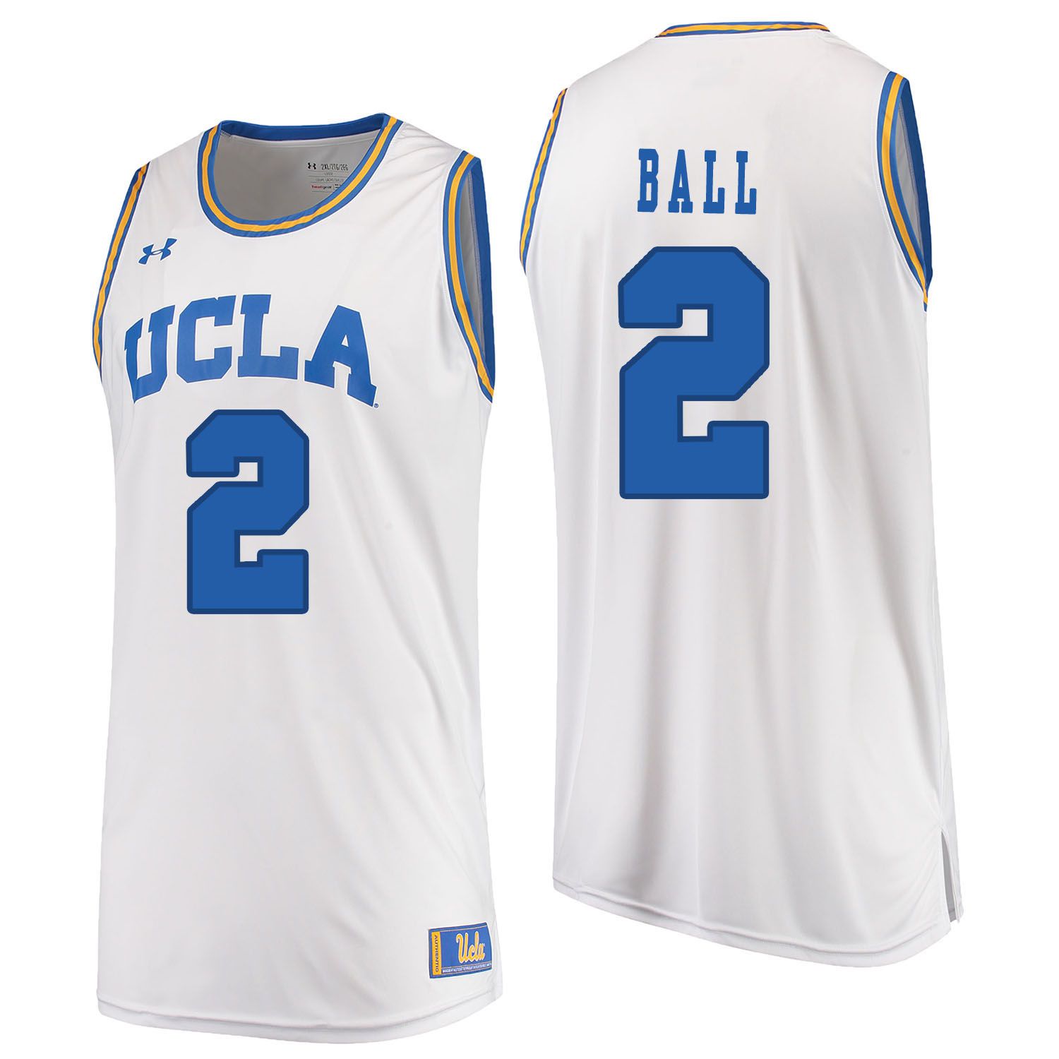 Men UCLA UA 15 Muhammad White Customized NCAA Jerseys [201805032019195 ...