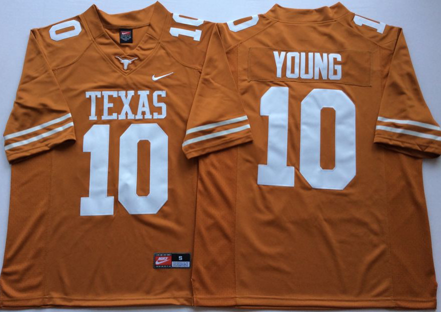 Men Texas Longhorns 34 Williams Yellow Nike NCAA Jerseys