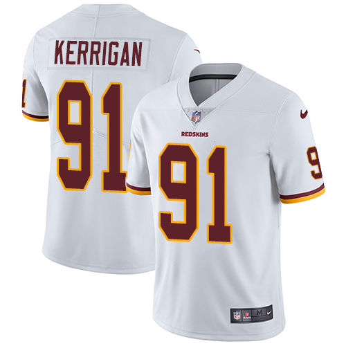 2019 Men Washington Redskins 91 Kerrigan White Nike Vapor Untouchable  Limited NFL Jersey All Reviews 