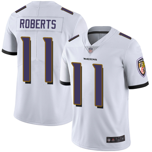 Baltimore Ravens Limited White Men Seth Roberts Road Jersey NFL ...