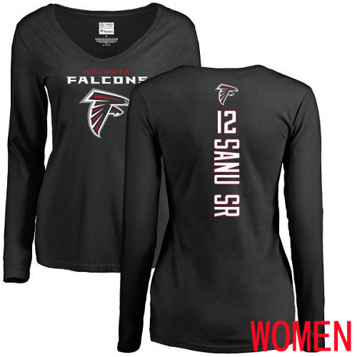 Women's Nike Black Atlanta Falcons Team Name City Tri-Blend Racerback Tank Top Size: Small