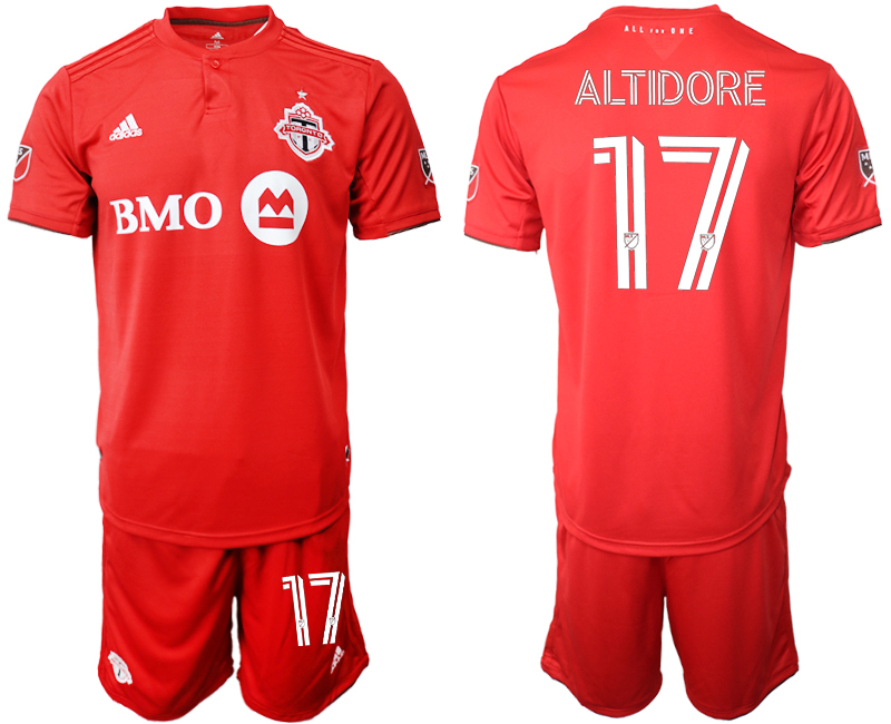 Men 2020-2021 club Toronto FC home 17 red Soccer Jerseys